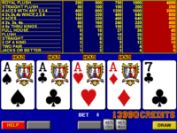video poker image